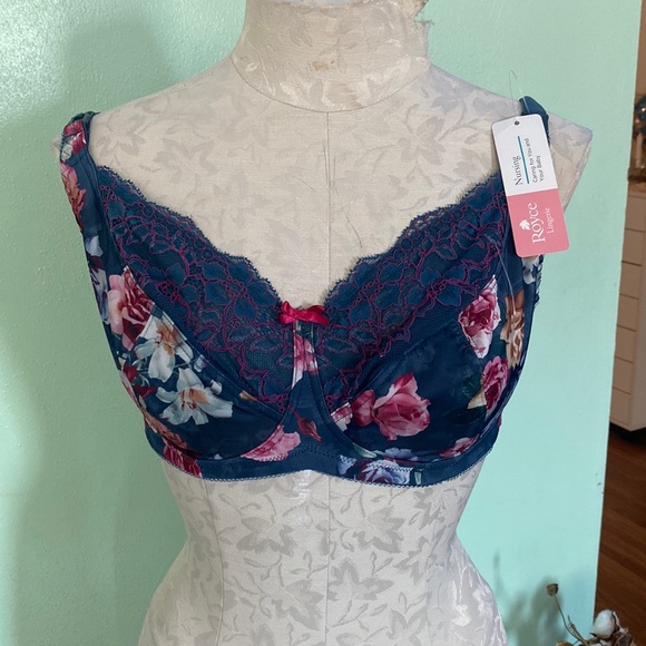 Royce Florence Teal Nursing Bra - Picture 3 of 10